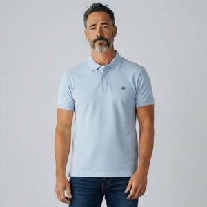 Peter Millar Crown Crafted Golf Polo Shirt Mens XL Blue Stretch Performance Logo